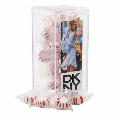 Large Rectangular Acrylic Candy Box with Starlight Mints - Custom Banners Now