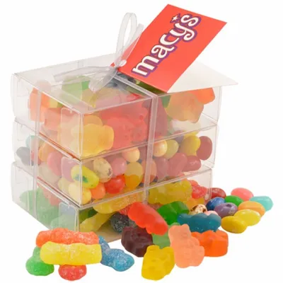 3 Way Gummy Stack Acetate Tower - Custom Banners Now