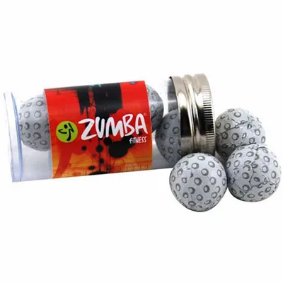 Tube with Chocolate Golf Balls - TRB610 - Custom Banners Now
