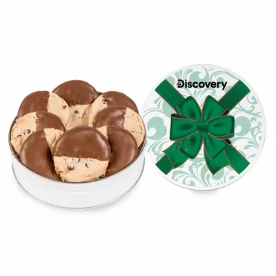 Fresh Beginnings Dipped Chocolate Chip Cookie Tin (Small) - Custom Banners Now