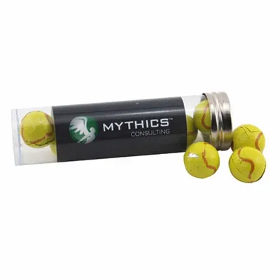 Tube with Choc Tennis Balls - TRB650 - Custom Banners Now