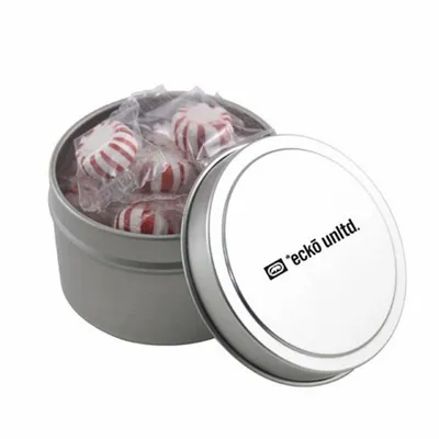 Round Tin with Starlight Peppermints - SBF3100 - Custom Banners Now