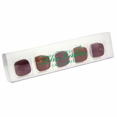 Acetate Sticks with Sea Salt Caramels - Custom Banners Now