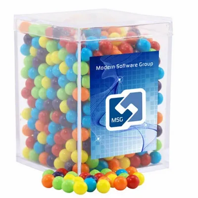 Acrylic Box with Mini Jawbreakers - Small - Custom Banners Now