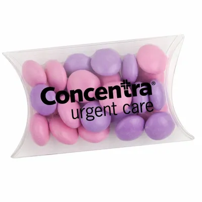 Small Pillow Acetate Box with Chocolate Buttons - Custom Banners Now