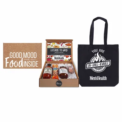 License to Grill - BBQ Gourmet Kit with Tote - Custom Banners Now