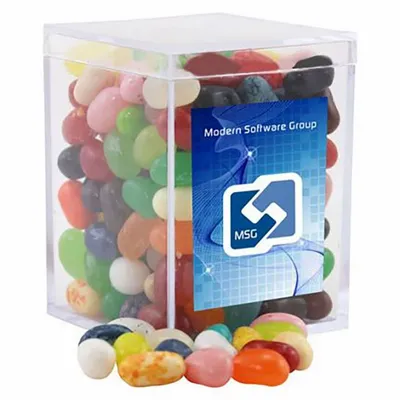 Small Acrylic Candy Box with Jelly Belly - Custom Banners Now