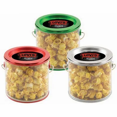 Tin Pail with Caramel Popcorn - Custom Banners Now