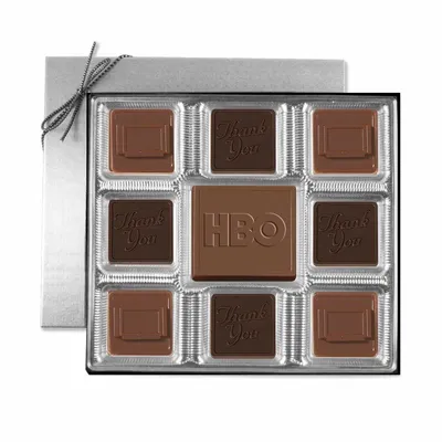 Custom Chocolate Squares Gift Box (6 oz.) - Custom Banners Now
