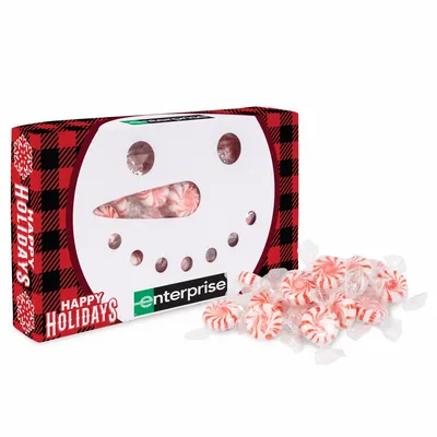 Snowman Die Cut Box with Starlight Mints - Custom Banners Now