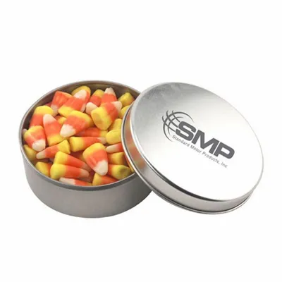 Round Tin with Candy Corn - SBF3000 - Custom Banners Now