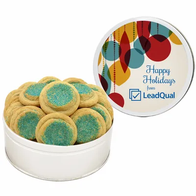 Fresh Beginnings Gourmet Sugar Cookie Tin - Custom Banners Now