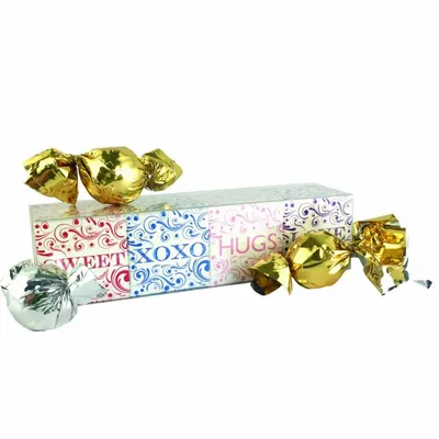 4 Cube Acetate Gift Box with Truffles - Custom Banners Now