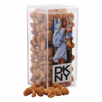 Acrylic Box with Honey Roasted Peanuts - Medium - Custom Banners Now