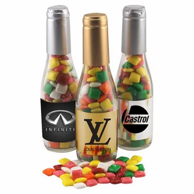 Champagne Bottle w/ Mini Chicklets 8" - Custom Banners Now