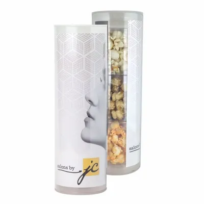 3 Piece Gift Tube with Popcorn - Custom Banners Now
