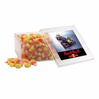 Acrylic Box with Candy Corn - Large - Custom Banners Now