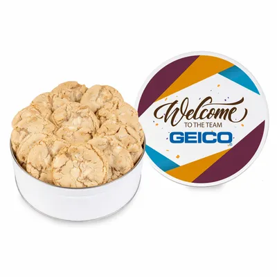 Fresh Beginnings Macadamia Nut Cookie Tin - Custom Banners Now