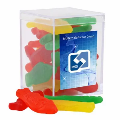 Acrylic Box with Swedish Fish - Small - Custom Banners Now