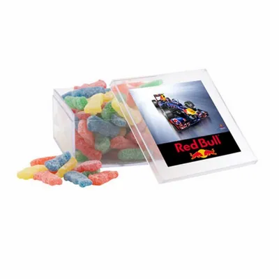 Acrylic Box with Sour Patch Kids - Large - Custom Banners Now