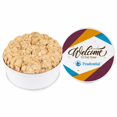 Fresh Beginnings Macadamia Nut Cookie Tin (Large) - Custom Banners Now