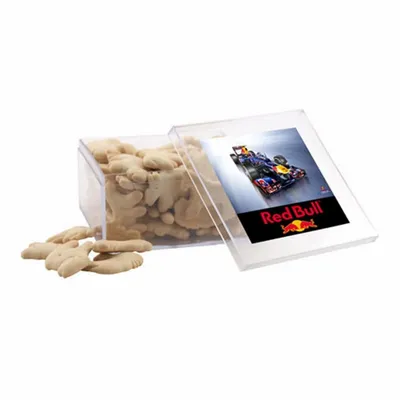 Acrylic Box with Animal Crackers - Large - Custom Banners Now