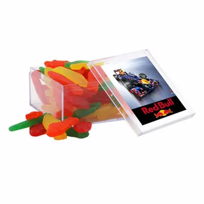 Acrylic Box with Swedish Fish - Large - Custom Banners Now