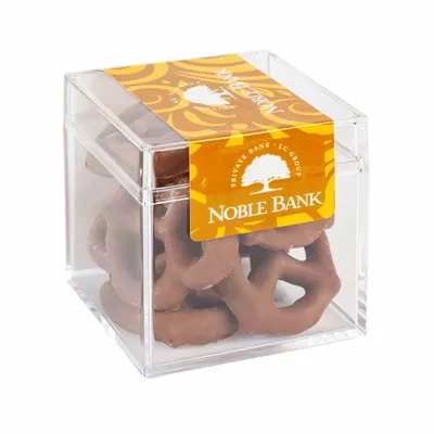 Sweet Boxes with Milk Chocolate Pretzels - Custom Banners Now