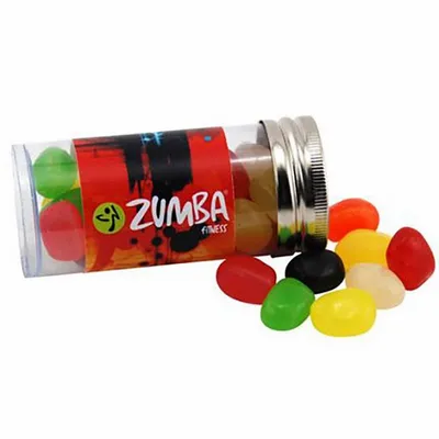 Small 3" Candy Tube with Assorted Jelly Beans - Custom Banners Now