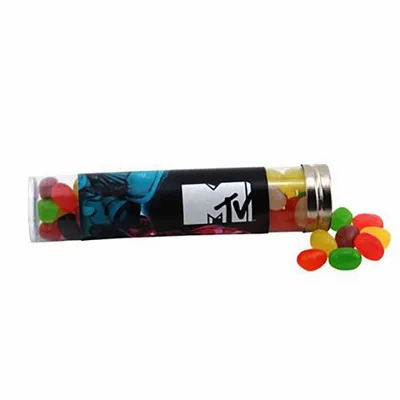 Large 6" Candy Tube with Assorted Jelly Beans - Custom Banners Now