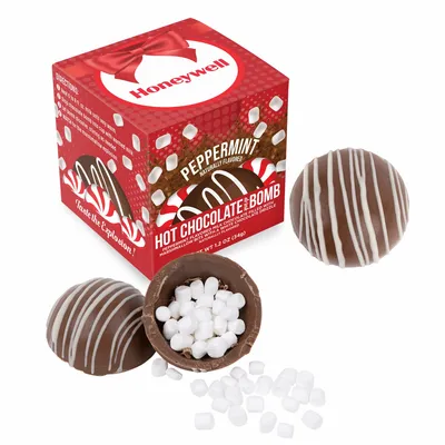 Hot Cocoa Bomb - Peppermint Flavor - Custom Banners Now