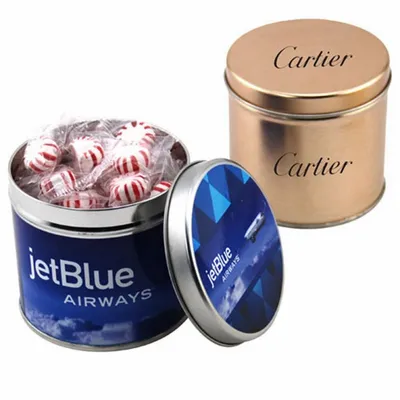 Round Tin with Starlight Peppermints - SBF4100 - Custom Banners Now