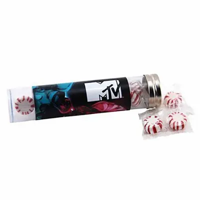 Large 6" Candy Tube with Starlight Mints - Custom Banners Now