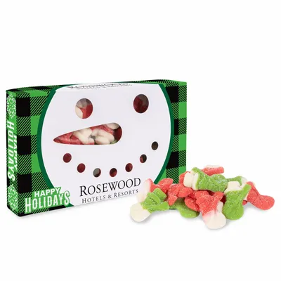 Snowman Die Cut Box with Gummy Snowmen - Custom Banners Now