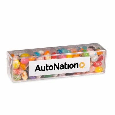 4 Cube Acetate Gift Box with Gourmet Jelly Beans - Custom Banners Now
