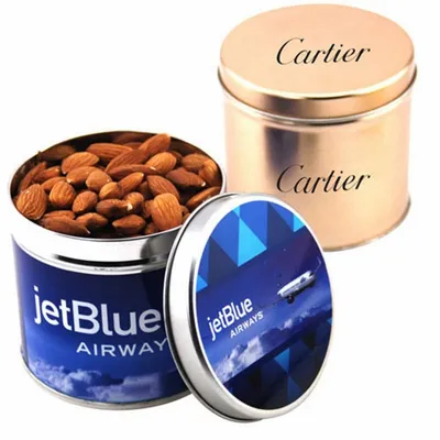 Round Tin with Almonds 3" - Custom Banners Now