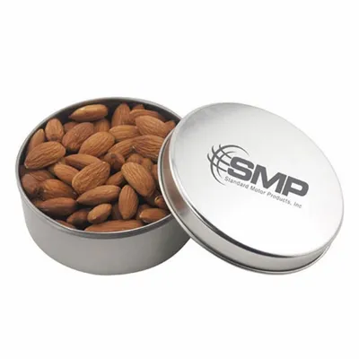 Round Tin with Almonds 3" Top - Custom Banners Now