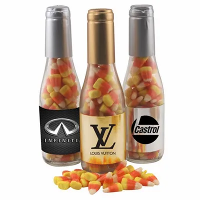 Champagne Bottle w/ Candy Corn 8" - Custom Banners Now