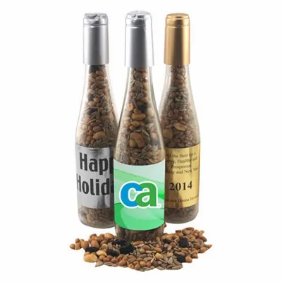 Champagne Bottle with Trail Mix 11" - Custom Banners Now