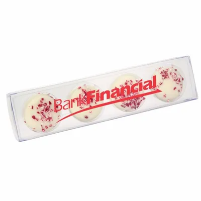 Acetate Sticks with Peppermint Sandwich Cookies - Custom Banners Now