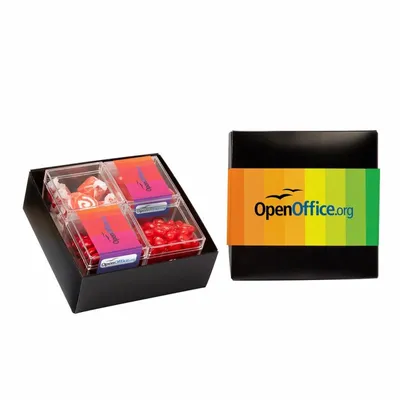 4 Piece Sweet Box Gift Set - Candy by Color Mix - Custom Banners Now