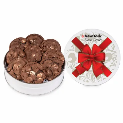 Fresh Beginnings Chocolate Double Chip Cookie Tin (Small) - Custom Banners Now