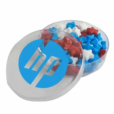 Small Round Acrylic with Starzmania - Custom Banners Now