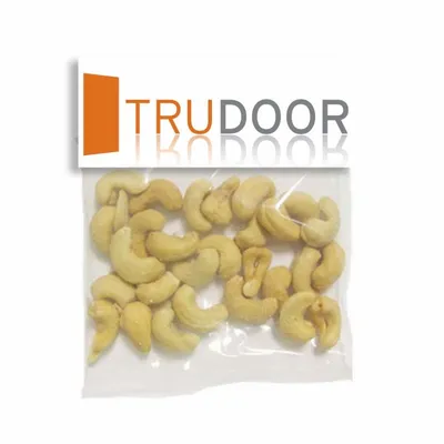 Large Header Bags - Jumbo Salted Cashews - Custom Banners Now