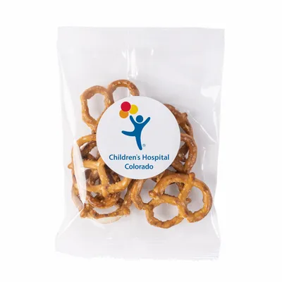 1/2oz. Snack Packs - Salted Mini Pretzels - Custom Banners Now