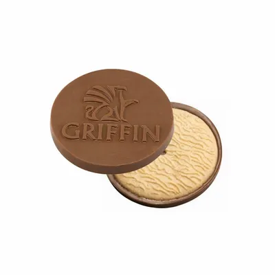 Round Chocolate Cookie - Custom Banners Now