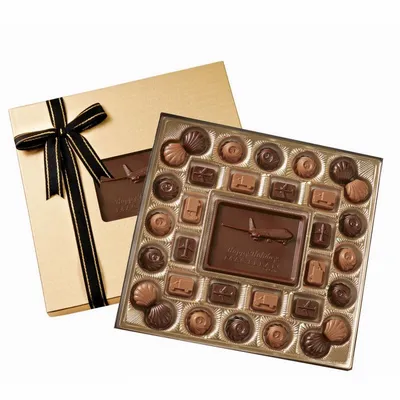 Classic Custom Chocolate Delights Gift Box - Custom Banners Now