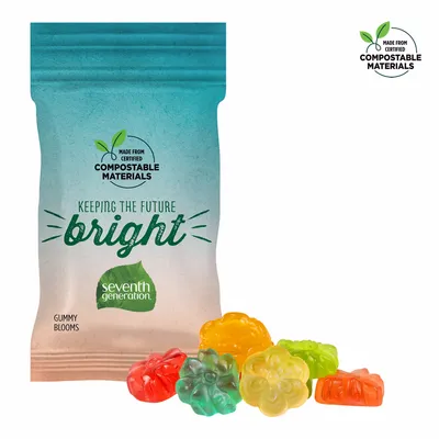 1oz ECO-Digibag, Compostable & Full Color, Gummy Blooms - Custom Banners Now