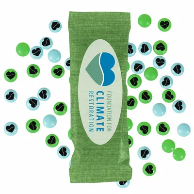 Full Color Tube DigiBag™ with Imprinted Chocolate Buttons - Custom Banners Now