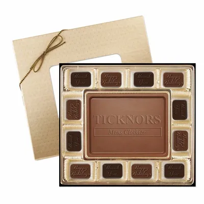 Small Custom Chocolate Delight Gift Box 7" - Custom Banners Now